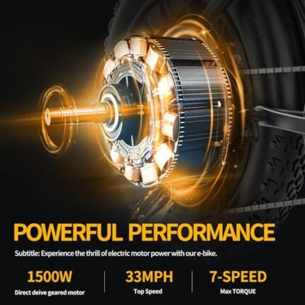 ,1000/1500/2000W,15/20/40AH Removable Battery, 25/30/35MPH Electric Dirt Bike,Max 40-180 Miles,20" Fat Tire Ebikes UL Certified - Perfecteva