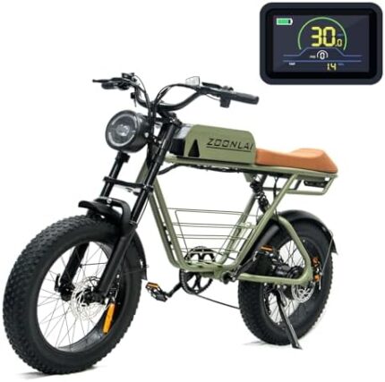 1000W Electric Bike: 95 Miles, 32MPH, 20'' Fat Tire - Perfecteva