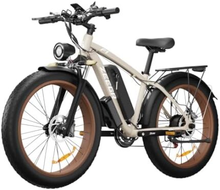1000W Electric Bike for Adults,Powerful Motor 48V 16AH Battery Snow Beach Ebike Hydraulic Disc Brake Electric City Bike Up to 31MPH All Terrain 26" Fat Tire Ebikes for Adults -...